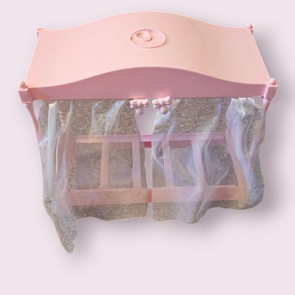 Vtg Barbie Skylight Canopy bed - Picture 1 of 6